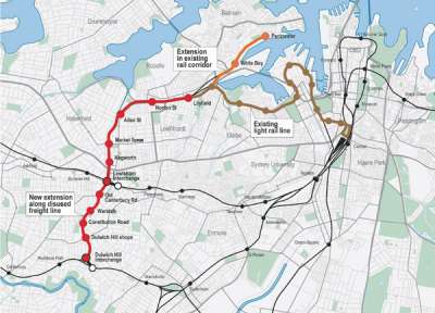 Dulwich Hill Light Rail Extension