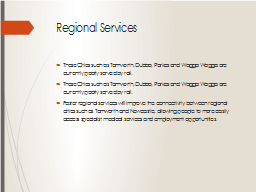 Regional Services